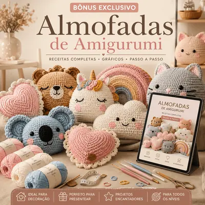Almofadas de Amigurumi