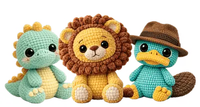 Amigurumi Animais Fofos